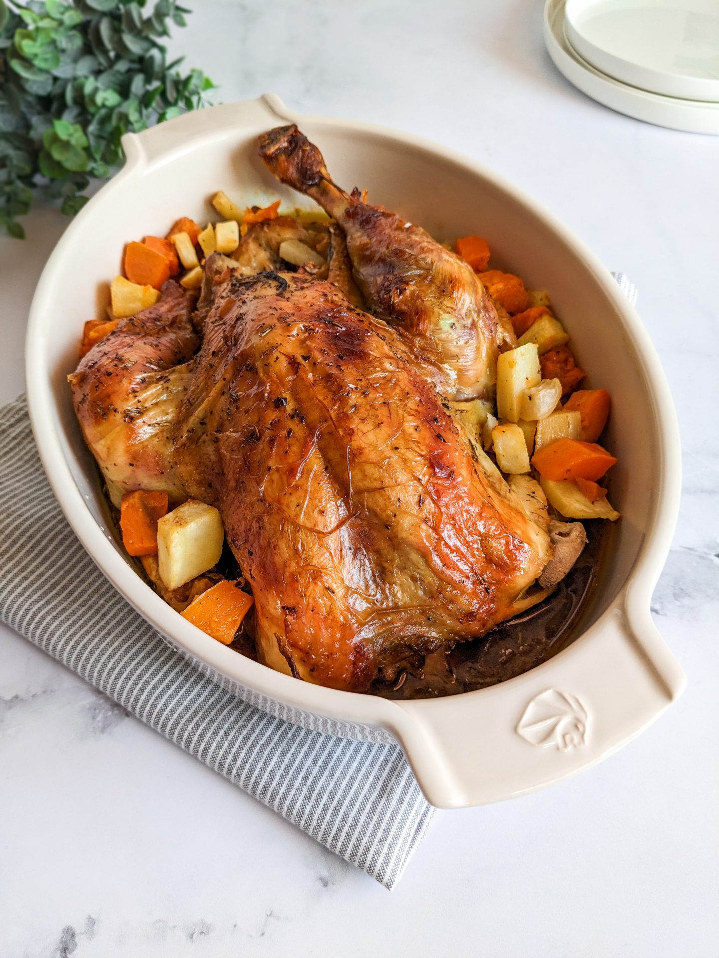 Poulet au four