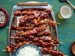 brochette de poulet teriyaki