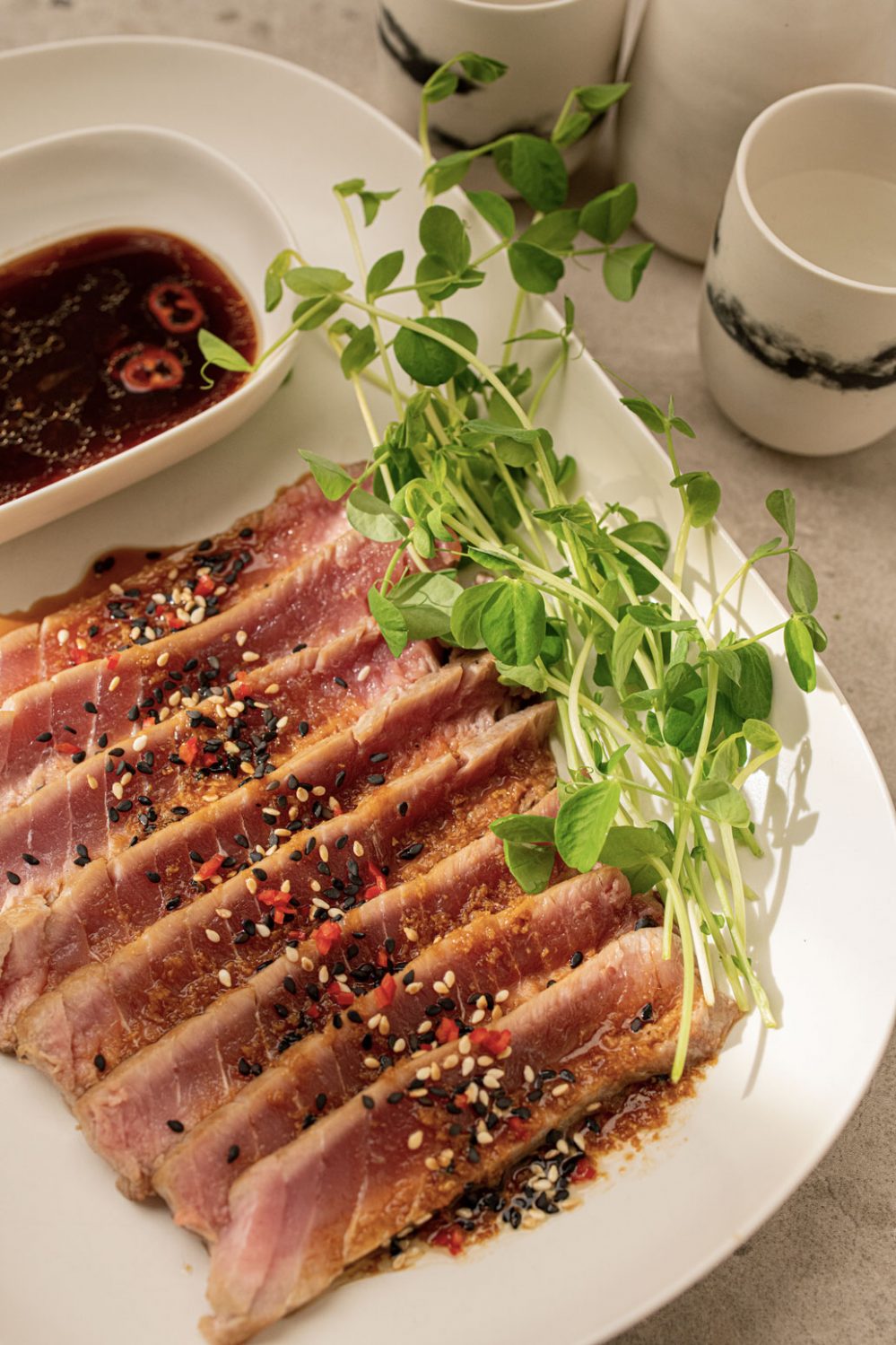 recette de tataki de thon