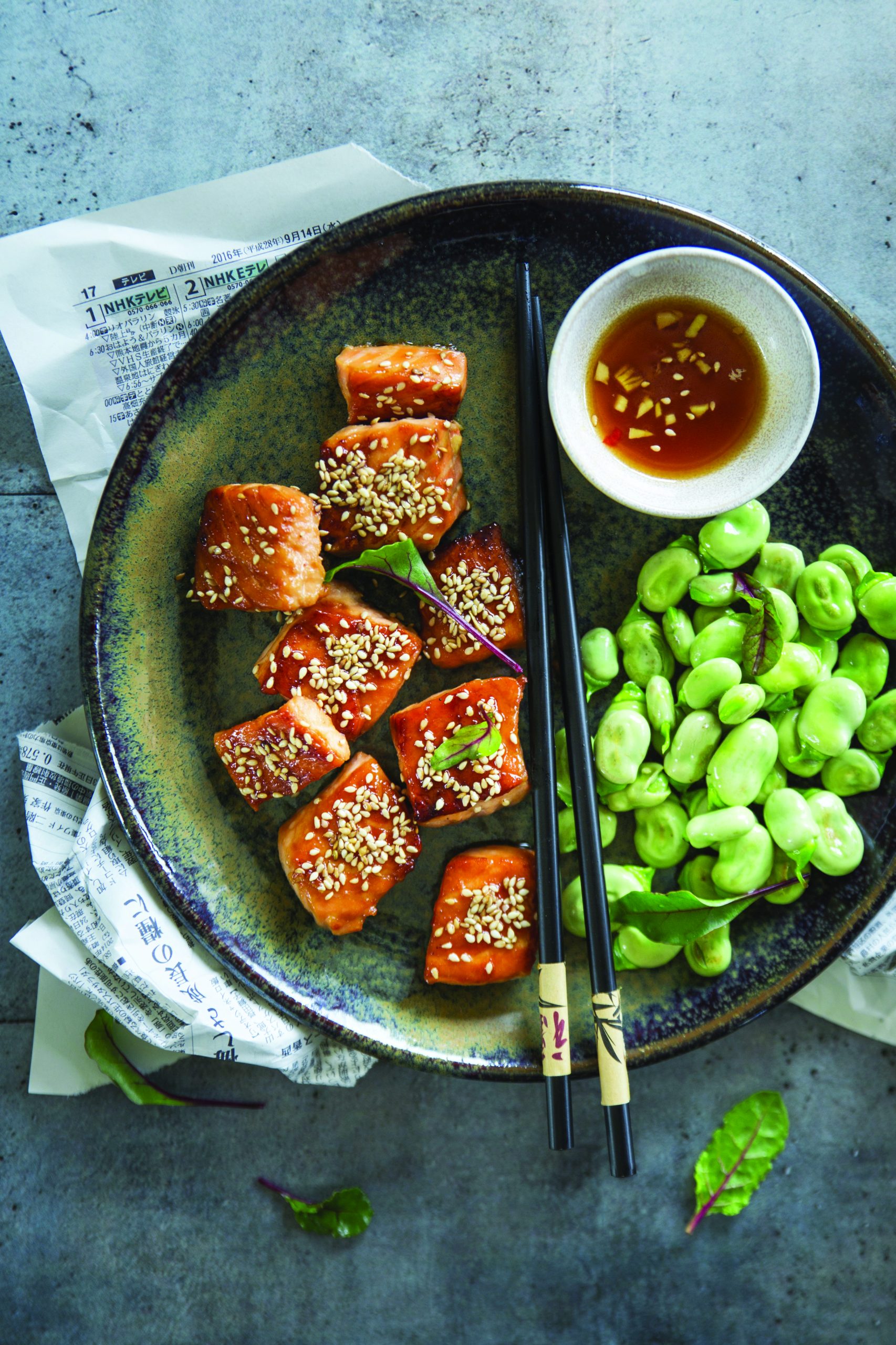 saumon teriyaki