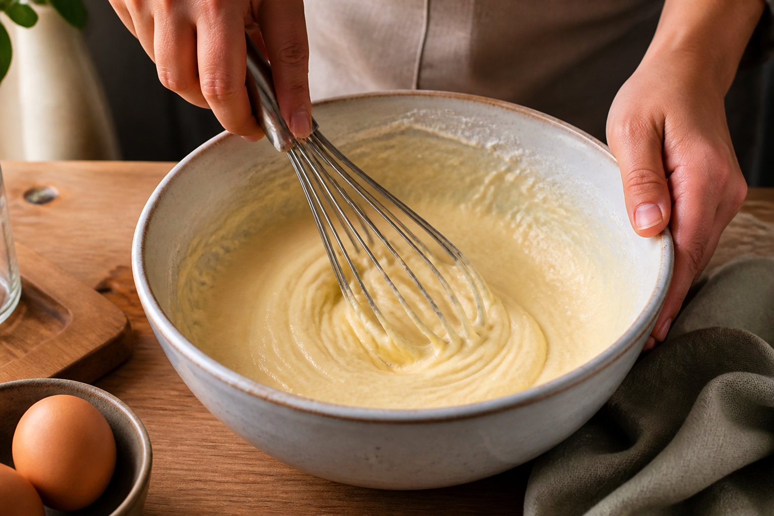 Gestes techniques pour une pâte ultra légère